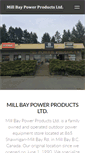 Mobile Screenshot of millbaypower.ca