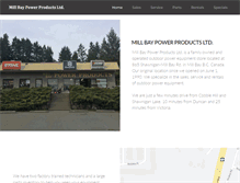 Tablet Screenshot of millbaypower.ca